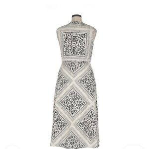 EUC Mignon Doo Cheetah Leopard Print Sleeveless Midi Dress Size Small